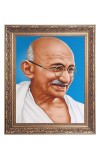 Mahatma Gandhi Big Photo Frame - 10x14 Inches for Home ,Temple &  Office Decoration