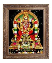 Sri Angala Parameswari Big Photo Frame - 10x14 Inches for Home ,Temple &  Office Decoration