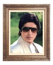 Sri Amitabh Bachchan Big Photo Frame - 10x14 Inches for Home ,Temple &  Office Decoration
