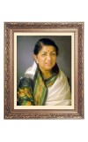 Lata Mangeshkar Big Photo Frame - 10x14 Inches for Home ,Temple & Office Decoration Lata Mangeshkar Big Photo Frame - 10x14 Inches for Home ,Temple & Office Decoration