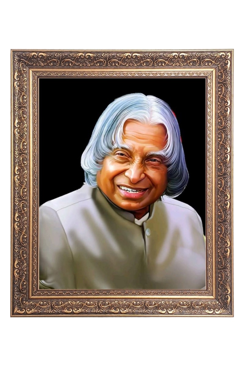 Sr. APJ Abdul Kalam Big Photo Frame - 10x14 Inches for Home ,Temple &  Office Decoration