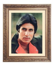 Sri Amitabh Bachchan Big Photo Frame - 10x14 Inches for Home ,Temple &  Office Decoration