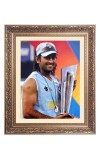 Mahindra Singh Dhoni With Cup Big Photo Frame - 10x14 Inches for Home ,Temple & Office Decoration Mahindra Singh Dhoni With Cup Big Photo Frame - 10x14 Inches for Home ,Temple & Office Decoration