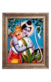 Sri Ram and Sri Hanumanji Big Photo Frame - 10x14 Inches for Home ,Temple &  Office Decoration