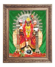 Maa Dakshineswar Kali Big Photo Frame - 10x14 Inches for Home ,Temple &  Office Decoration