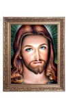 Jishu Chirst Jesus Big Photo Frame - 10x14 Inches for Home ,Temple &  Office Decoration