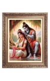 Lord Shiv & Maa Parbati Big Photo Frame - 10x14 Inches for Home ,Temple &  Office Decoration