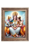 Maa Parbati, Sri Ganesh & Sri Kartik Big Photo Frame - 10x14 Inches for Home ,Temple & Office Decoration Maa Parbati, Sri Ganesh & Sri Kartik Big Photo Frame - 10x14 Inches for Home ,Temple & Office Decoration