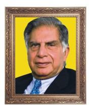 Mr. Ratan tata Big Photo Frame - 10x14 Inches for Home ,Temple &  Office Decoration
