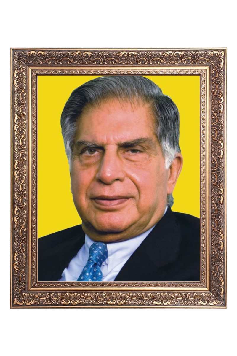 Mr. Ratan tata Big Photo Frame - 10x14 Inches for Home ,Temple &  Office Decoration
