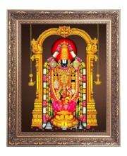 Lord Tirupati Balaji Big Photo Frame - 10x14 Inches for Home ,Temple &  Office Decoration