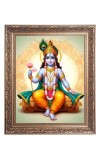 Sri Krishna Big Photo Frame - 10x14 Inches for Home ,Temple &  Office Decoration