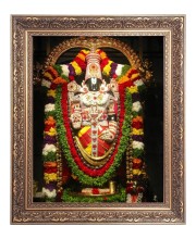 Lord Tirupati Balaji Big Photo Frame - 10x14 Inches for Home ,Temple &  Office Decoration