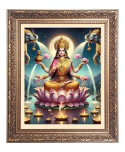 Mata ganga Big Photo Frame - 10x14 Inches for Home ,Temple &  Office Decoration