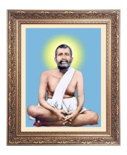 Sri Ramkirshna Paramhansa Big Photo Frame - 10x14 Inches for Home ,Temple &  Office Decoration