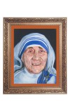 Mother Teresa Big Photo Frame - 10x14 Inches for Home ,Temple &  Office Decoration