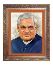 Sir Atal Bihari Bajpayee Big Photo Frame - 10x14 Inches for Home ,Temple &  Office Decoration