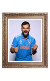 Sri Virat Koholi Big Photo Frame - 10x14 Inches for Home ,Temple &  Office Decoration