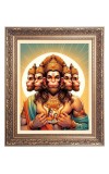 Panchmukhi Hanuman Big Photo Frame - 10x14 Inches for Home ,Temple &  Office Decoration