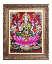 Mata Lakshmi Big Photo Frame - 10x14 Inches for Home ,Temple &  Office Decoration