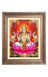 Maa Lakshmi Big Photo Frame - 10x14 Inches for Home ,Temple & Office Decoration Maa Lakshmi Big Photo Frame - 10x14 Inches for Home ,Temple & Office Decoration
