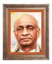 Sardar Vallabhbhai Patel Big Photo Frame - 10x14 Inches for Home ,Temple &  Office Decoration