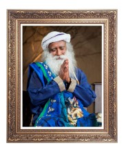 Sadguru Big Photo Frame - 10x14 Inches for Home ,Temple &  Office Decoration