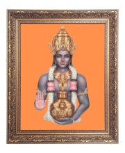 God Vishnu Big Photo Frame - 10x14 Inches for Home ,Temple &  Office Decoration