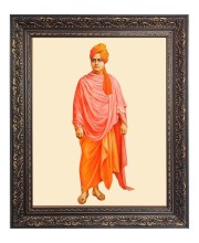 Swami Vivekananda Big Photo Frame - 10x14 Inches for Home ,Temple &  Office Decoration
