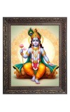 Sri Krishna Big Photo Frame - 10x14 Inches for Home ,Temple &  Office Decoration
