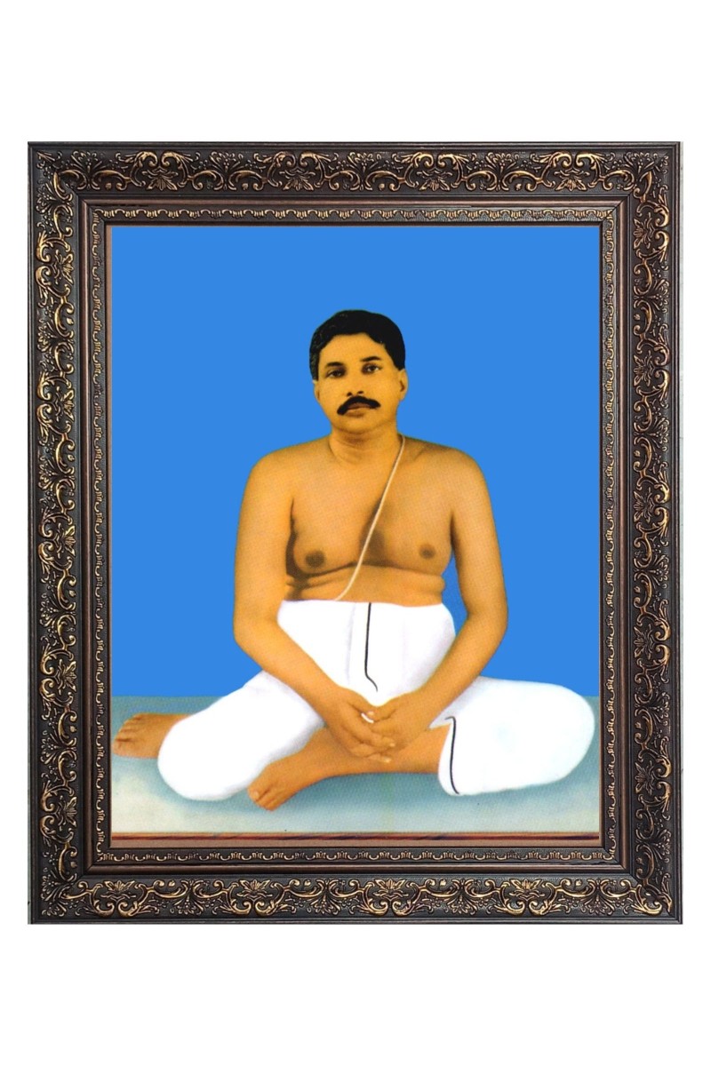 Sri Sri Anukul Thakur Big Photo Frame - 10x14 Inches for Home ,Temple &  Office Decoration