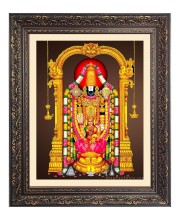 Lord Tirupati Balaji Big Photo Frame - 10x14 Inches for Home ,Temple &  Office Decoration