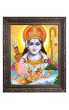 Sri Ram Big Photo Frame - 10x14 Inches for Home ,Temple &  Office Decoration