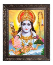 Sri Ram Big Photo Frame - 10x14 Inches for Home ,Temple &  Office Decoration