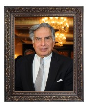 Sri ratan tata Big Photo Frame - 10x14 Inches for Home ,Temple &  Office Decoration