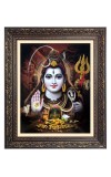 Lord Shiv Big Photo Frame - 10x14 Inches for Home ,Temple &  Office Decoration