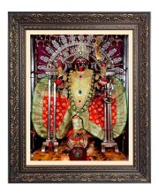 Dakshineswar Kali Big Photo Frame - 10x14 Inches for Home ,Temple &  Office Decoration