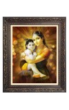 Baby Krishna with Maa yoshda Big Photo Frame - 10x14 Inches for Home ,Temple & Office Decoration Baby Krishna with Maa yoshda Big Photo Frame - 10x14 Inches for Home ,Temple & Office Decoration