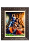 Lord Shiv and Maa Parbati Family Big Photo Frame - 10x14 Inches for Home ,Temple & Office Decoration Lord Shiv and Maa Parbati Family Big Photo Frame - 10x14 Inches for Home ,Temple & Office Decoration