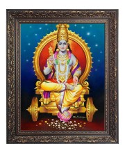 SURYA BHAGWAN Big Photo Frame - 10x14 Inches for Home ,Temple &  Office Decoration