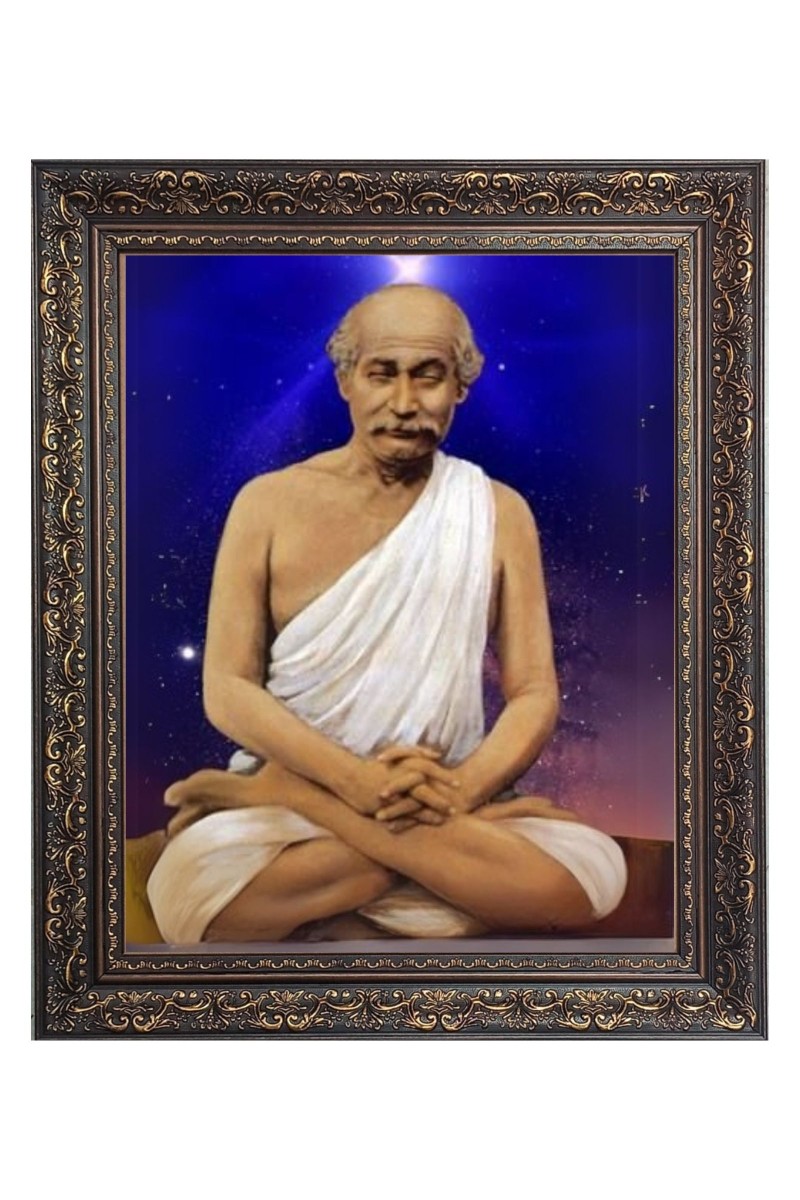 Lahiri Mahashaya Yoga Master Big Photo Frame - 10x14 Inches for Home ,Temple &  Office Decoration
