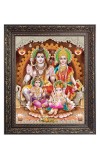 Lord Shiv Maa Parbati Family Big Photo Frame - 10x14 Inches for Home ,Temple & Office Decoration Lord Shiv Maa Parbati Family Big Photo Frame - 10x14 Inches for Home ,Temple & Office Decoration
