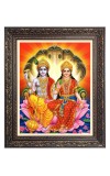 Maa Laxmi and God Narayan Big Photo Frame - 10x14 Inches for Home ,Temple & Office Decoration Maa Laxmi and God Narayan Big Photo Frame - 10x14 Inches for Home ,Temple & Office Decoration
