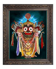 God Jagannath  Big Photo Frame - 10x14 Inches for Home ,Temple &  Office Decoration