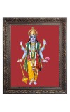 God Narayan Big Photo Frame - 10x14 Inches for Home ,Temple &  Office Decoration
