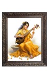 Goddess Saraswati Happy Vasant Panchami Puja Big Photo Frame - 10x14 Inches for Home ,Temple & Office Decoration Goddess Saraswati Happy Vasant Panchami Puja Big Photo Frame - 10x14 Inches for Home ,Temple & Office Decoration
