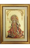 Maa kaali Golden Photo 11.5x15.5 Inches Perfect for Home, Office & Temple Decoration