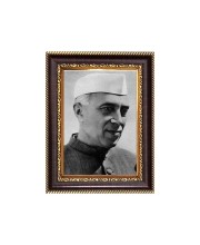 Pandit Jawaharlal Nehru Digital Print Photo 6.7x8.7 inches  (I24) - Vibrant Religious Wall Art for Home or Office Decor.