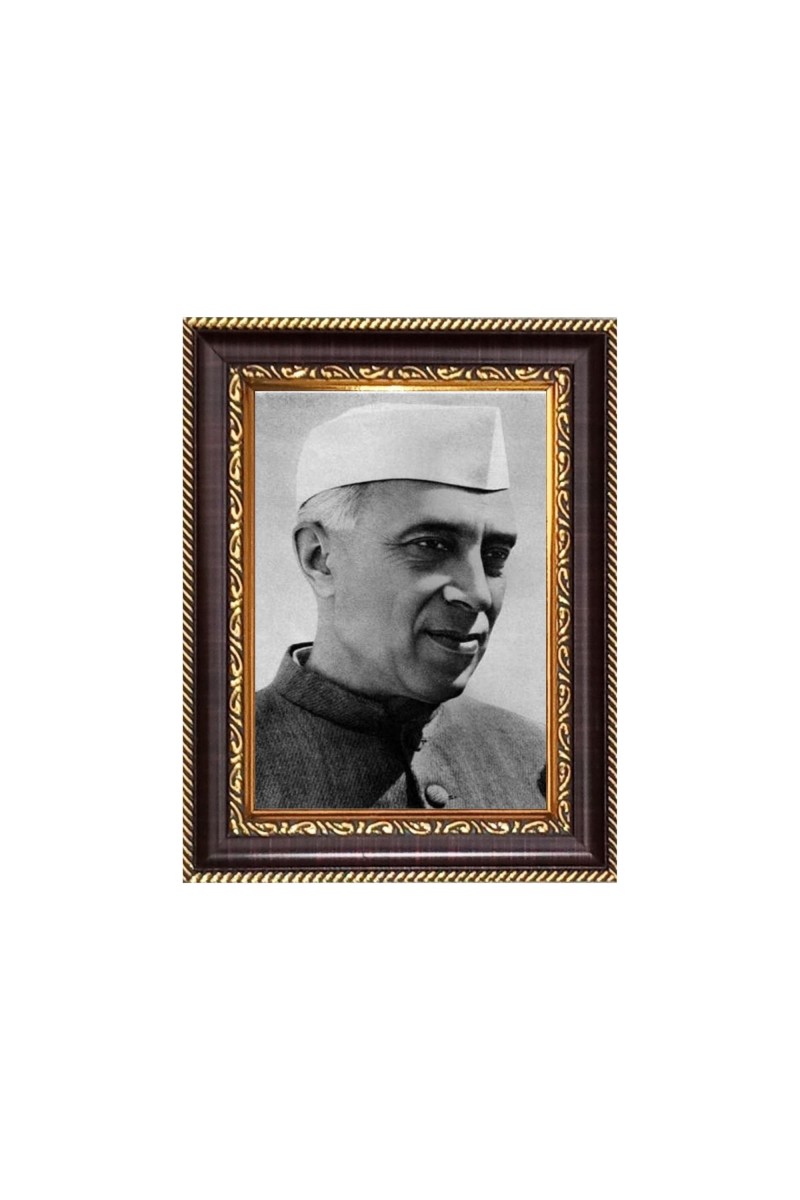 Pandit Jawaharlal Nehru Digital Print Photo 6.7x8.7 inches  (I24) - Vibrant Religious Wall Art for Home or Office Decor.
