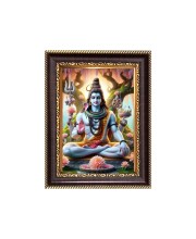 Sri Mahadeb Digital Print Photo 6.7x8.7 inches  (I24) - Vibrant Religious Wall Art for Home or Office Decor.